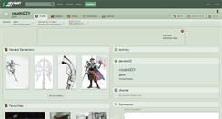 Desktop Screenshot of cousinizzy.deviantart.com
