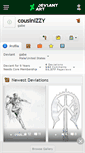 Mobile Screenshot of cousinizzy.deviantart.com