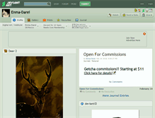 Tablet Screenshot of enma-darei.deviantart.com