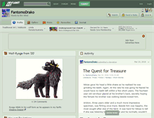 Tablet Screenshot of fantomodrako.deviantart.com