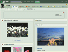 Tablet Screenshot of cloud-c.deviantart.com