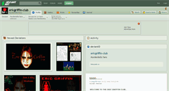 Desktop Screenshot of ericgriffin-club.deviantart.com