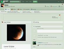 Tablet Screenshot of kiono.deviantart.com