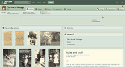 Desktop Screenshot of glo-stock-vintage.deviantart.com