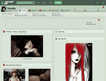 Tablet Screenshot of hisuida.deviantart.com