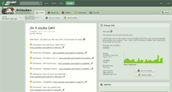 Desktop Screenshot of jinxasuka.deviantart.com
