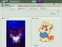Tablet Screenshot of miflore.deviantart.com