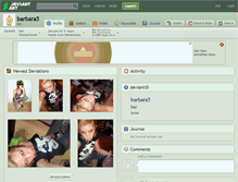 Tablet Screenshot of barbara5.deviantart.com