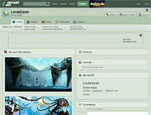 Tablet Screenshot of lordagoran.deviantart.com