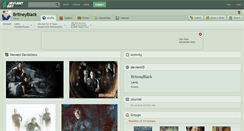 Desktop Screenshot of britneyblack.deviantart.com