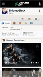 Mobile Screenshot of britneyblack.deviantart.com