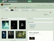 Tablet Screenshot of flyleaf-club.deviantart.com