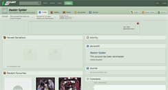 Desktop Screenshot of master-spider.deviantart.com