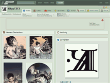 Tablet Screenshot of kikyz1313.deviantart.com
