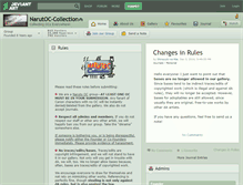 Tablet Screenshot of narutoc-collection.deviantart.com