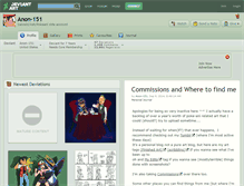 Tablet Screenshot of anon-151.deviantart.com