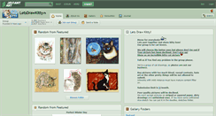 Desktop Screenshot of letsdrawkitty.deviantart.com
