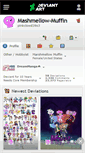 Mobile Screenshot of mashmellow-muffin.deviantart.com