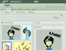 Tablet Screenshot of apaddy.deviantart.com