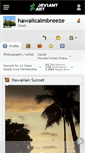 Mobile Screenshot of hawaiicalmbreeze.deviantart.com