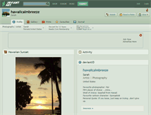 Tablet Screenshot of hawaiicalmbreeze.deviantart.com