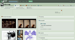 Desktop Screenshot of jolie-rouge.deviantart.com