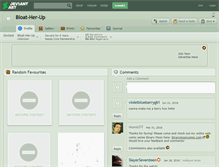 Tablet Screenshot of bloat-her-up.deviantart.com