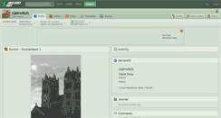 Desktop Screenshot of clairwitch.deviantart.com