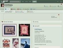 Tablet Screenshot of erikdshipley.deviantart.com