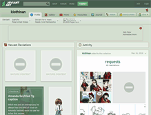 Tablet Screenshot of kiothinan.deviantart.com