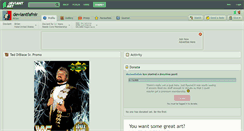 Desktop Screenshot of deviantfafnir.deviantart.com