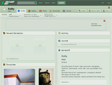 Tablet Screenshot of kotty.deviantart.com