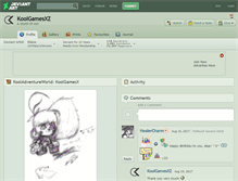 Tablet Screenshot of koolgamesxz.deviantart.com