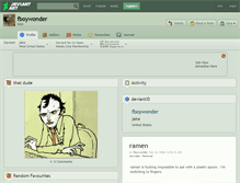 Tablet Screenshot of fboywonder.deviantart.com