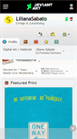 Mobile Screenshot of lilianasabato.deviantart.com