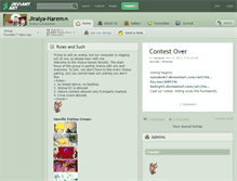 Tablet Screenshot of jiraiya-harem.deviantart.com