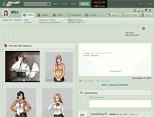 Tablet Screenshot of ehcs.deviantart.com