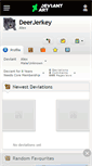 Mobile Screenshot of deerjerkey.deviantart.com