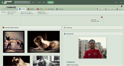 Desktop Screenshot of coldma3l.deviantart.com