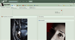 Desktop Screenshot of dancingelf.deviantart.com
