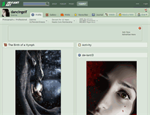 Tablet Screenshot of dancingelf.deviantart.com