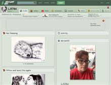 Tablet Screenshot of lj5784.deviantart.com