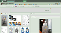 Desktop Screenshot of darkdragon-champion.deviantart.com