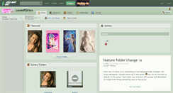 Desktop Screenshot of loveofgirls.deviantart.com
