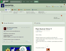 Tablet Screenshot of pipeelartista.deviantart.com