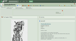 Desktop Screenshot of chemicalbonbonne.deviantart.com