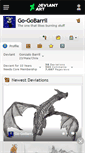 Mobile Screenshot of go-gobarril.deviantart.com