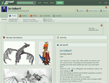 Tablet Screenshot of go-gobarril.deviantart.com