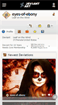 Mobile Screenshot of eyes-of-ebony.deviantart.com