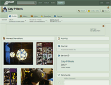 Tablet Screenshot of caty-p-boots.deviantart.com